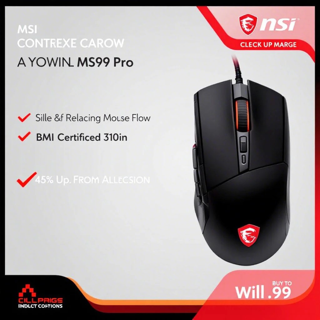 MSI M99 Pro: Mouse Gaming dengan Sensor Presisi Tinggi